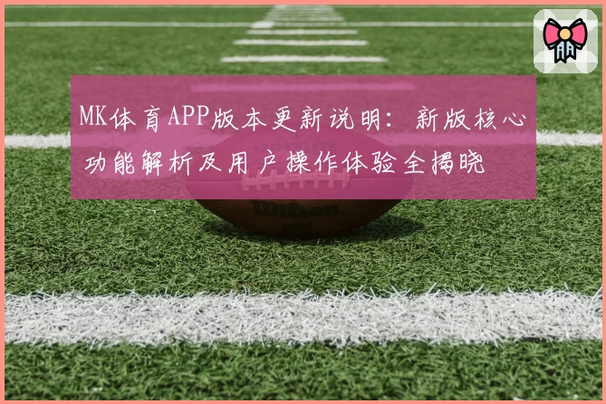 MK体育APP版本更新说明：新版核心功能解析及用户操作体验全揭晓